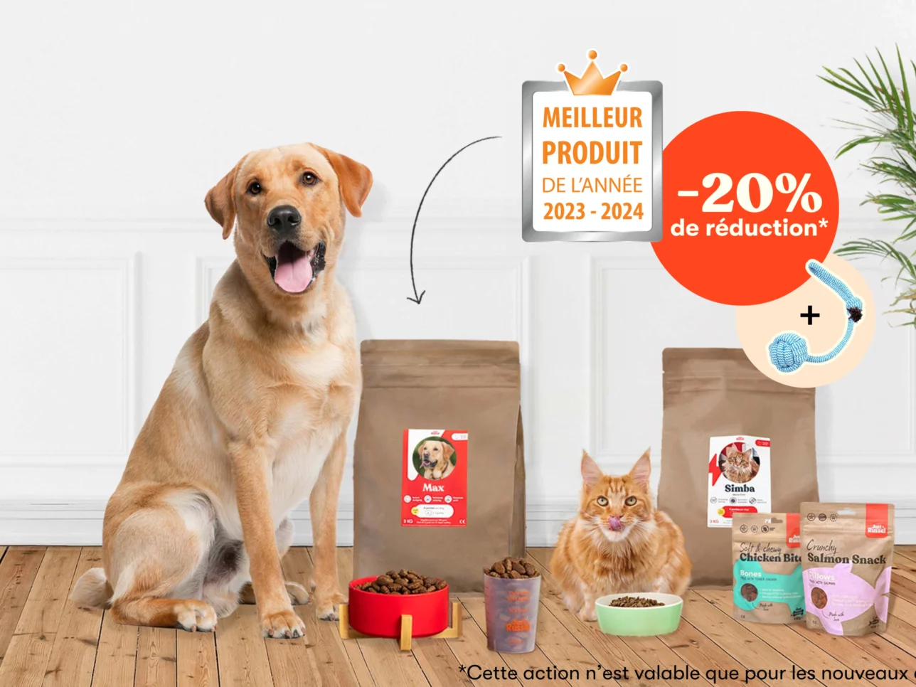 Réduction de 20% sur les produits Just Russel avec un jouet offert