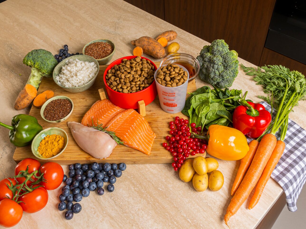 Ingrédient croquettes Just Russel